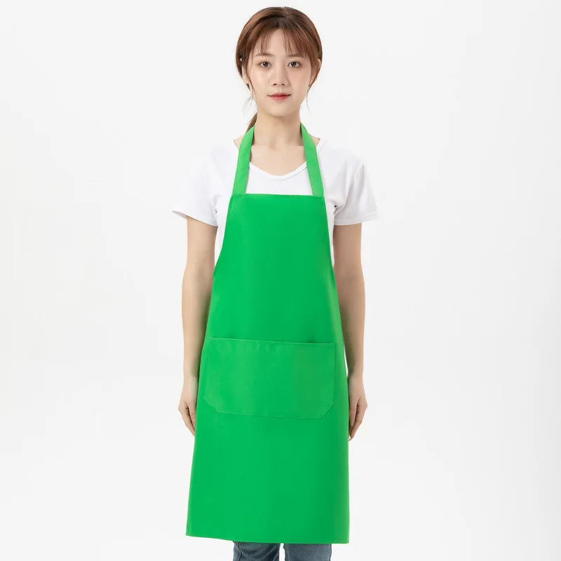 Customiser tablier de cuisine vert