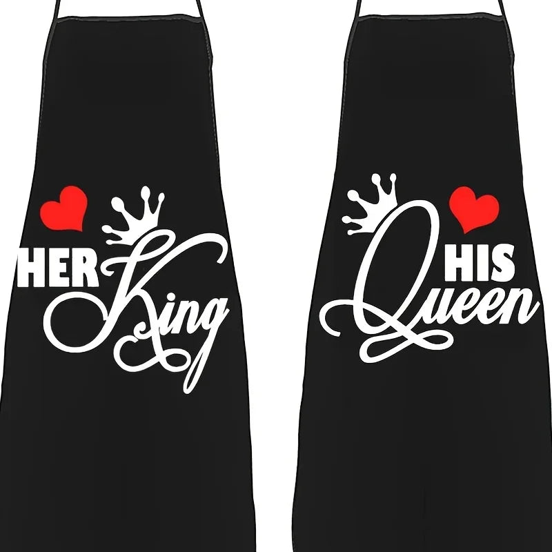 tablier de cuisine couple