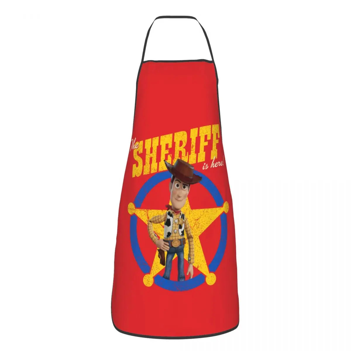 tablier de cuisine Disney adulte rouge avec le sheriff Woody