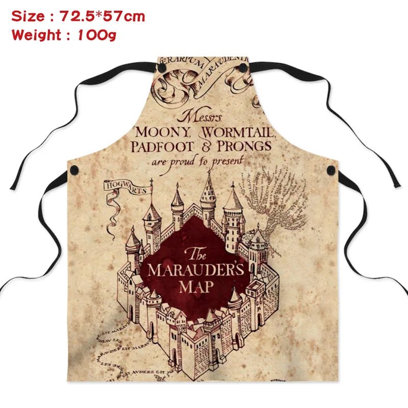tablier de cuisine Harry Potter la carte des pas