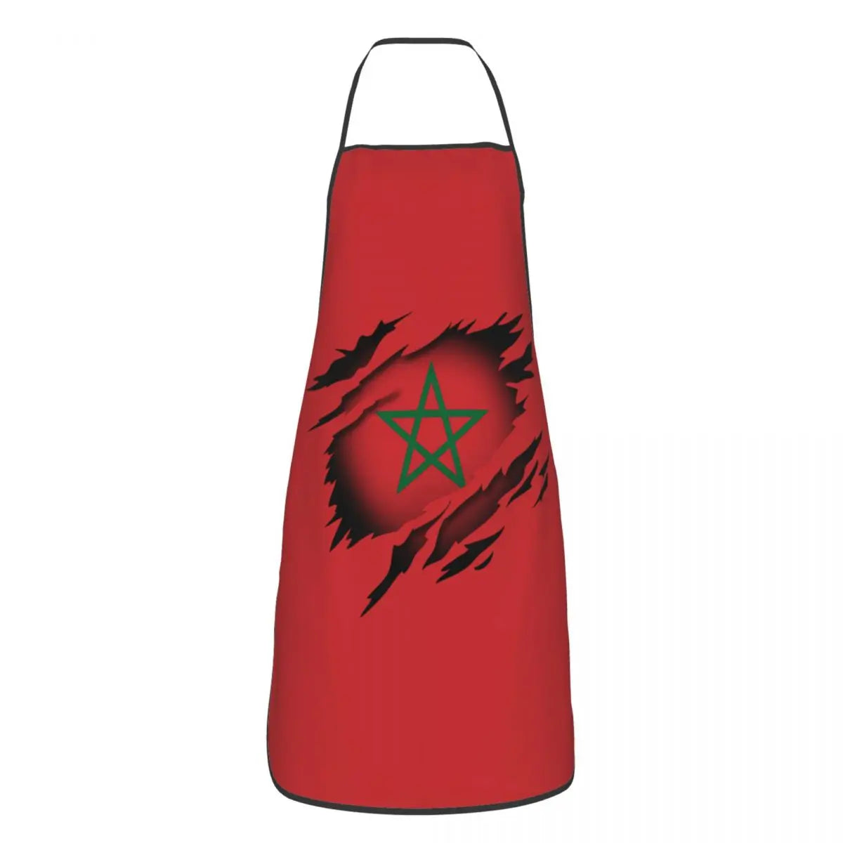 tablier de cuisine Maroc rouge