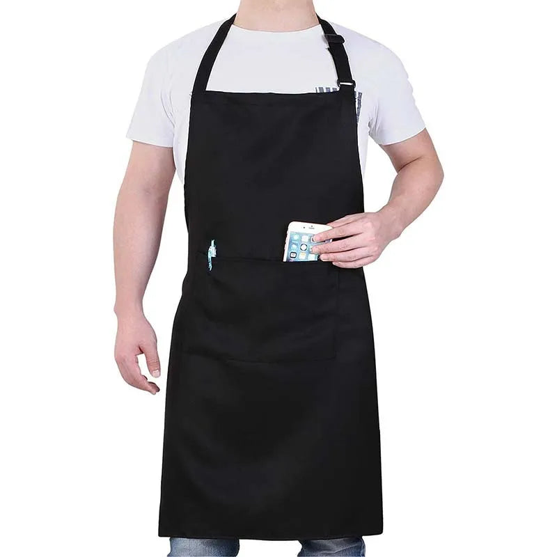 tablier de cuisine XXL noir