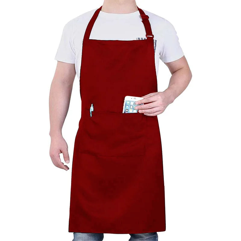 tablier de cuisine XXL rouge