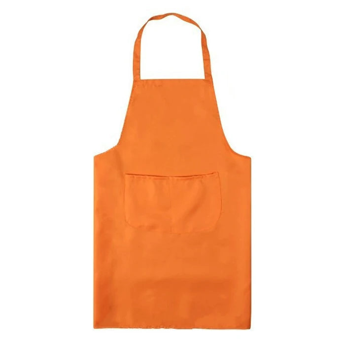 tablier de cuisine coloré orange
