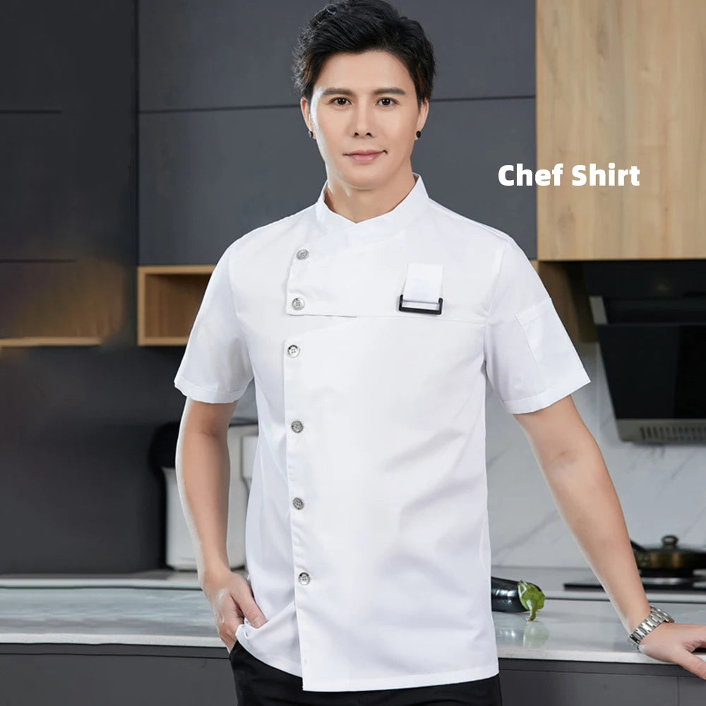 tablier de cuisine homme chic blanc
