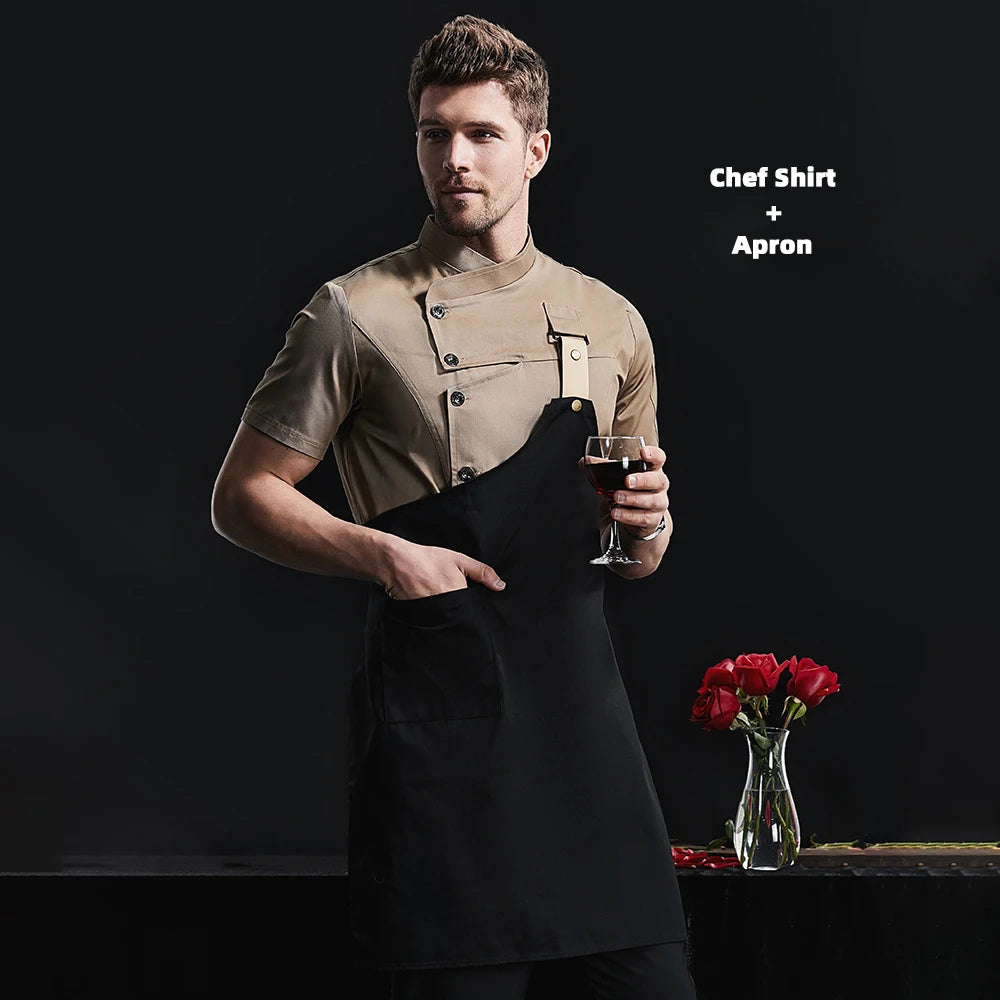 tablier de cuisine homme chic café