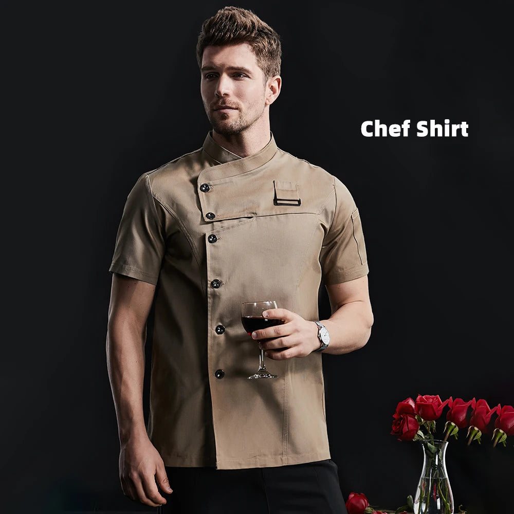 tablier de cuisine homme chic café haut seulement