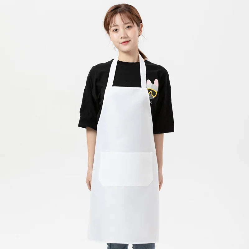 Customiser tablier de cuisine blanc