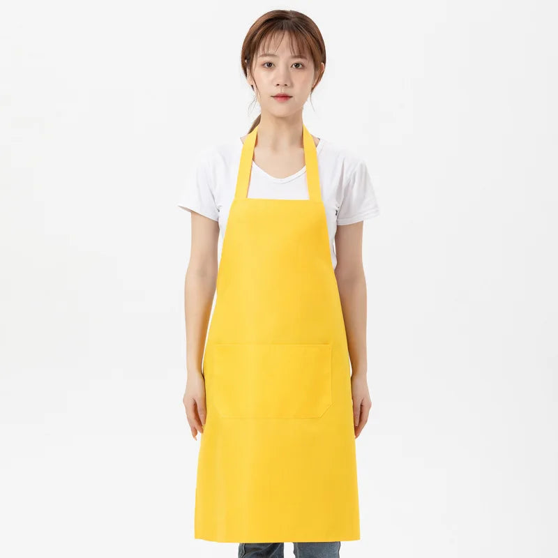 Customiser tablier de cuisine jaune