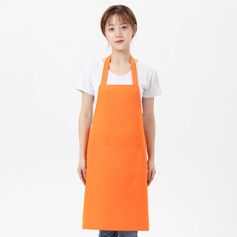 Customiser tablier de cuisine orange