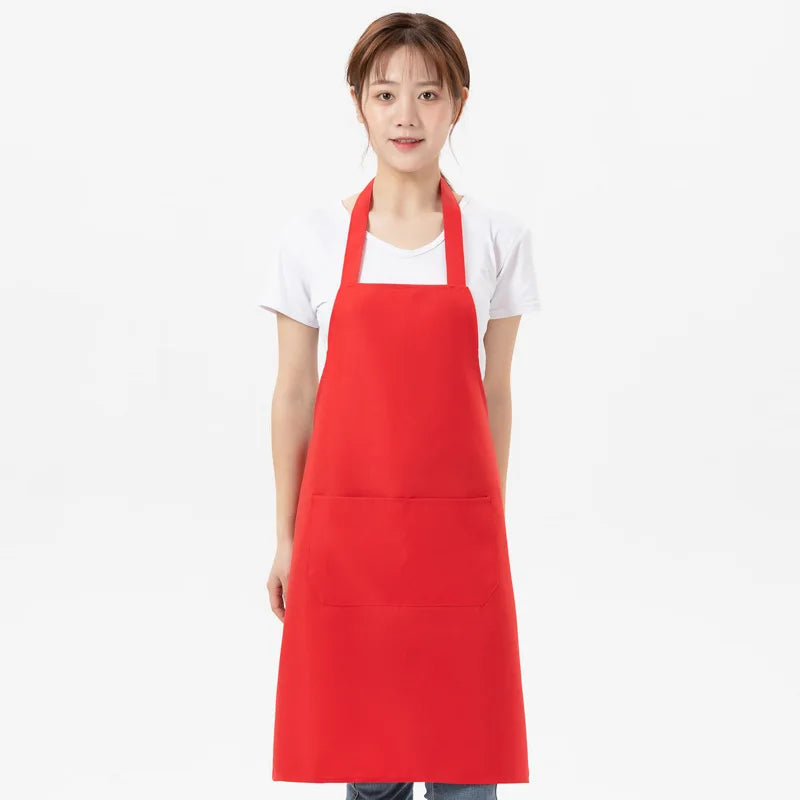 Customiser tablier de cuisine rouge