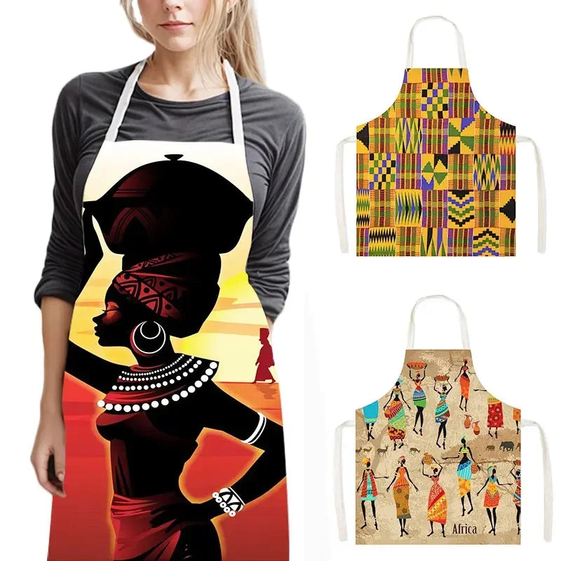 tablier de cuisine femme noir