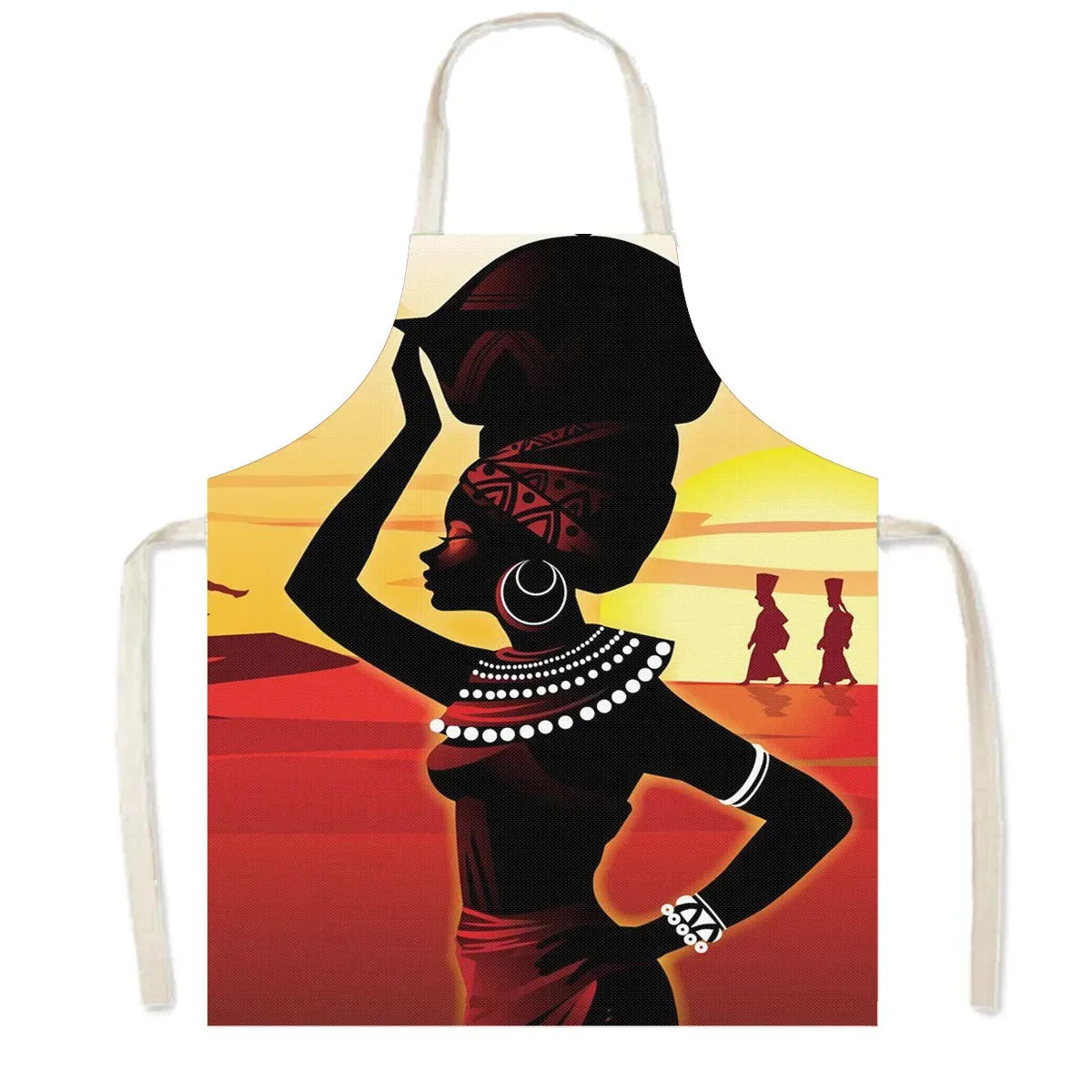tablier de cuisine femme noir