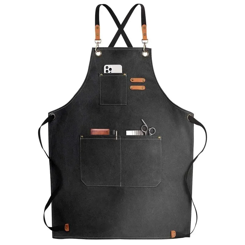 beau tablier de cuisine homme noir