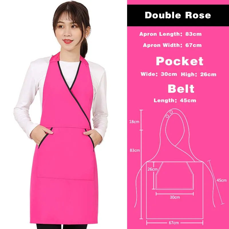 beau tablier de cuisine rose