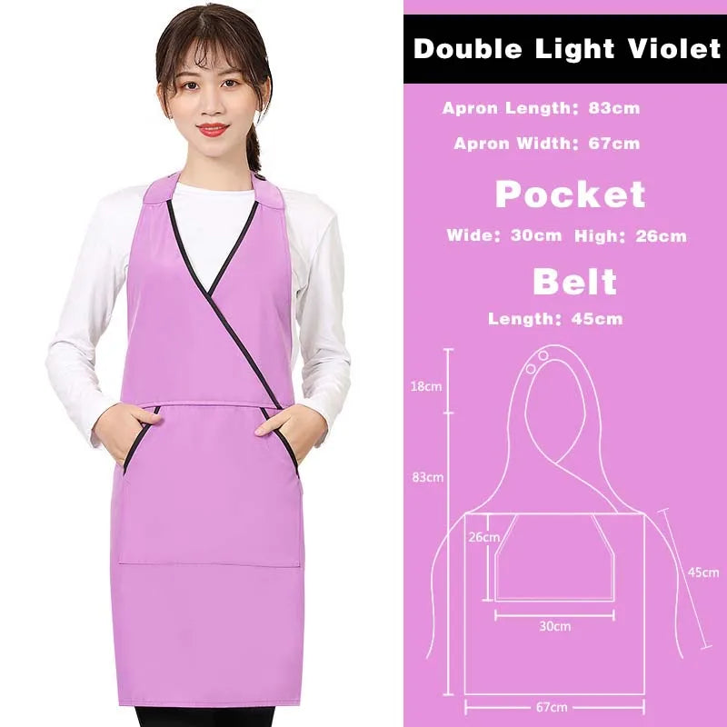 beau tablier de cuisine violet clair