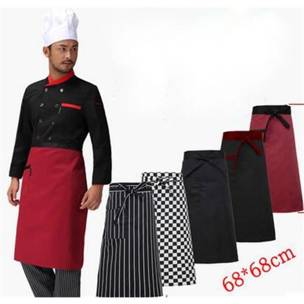 tablier bas de cuisine avec les cinq couleur