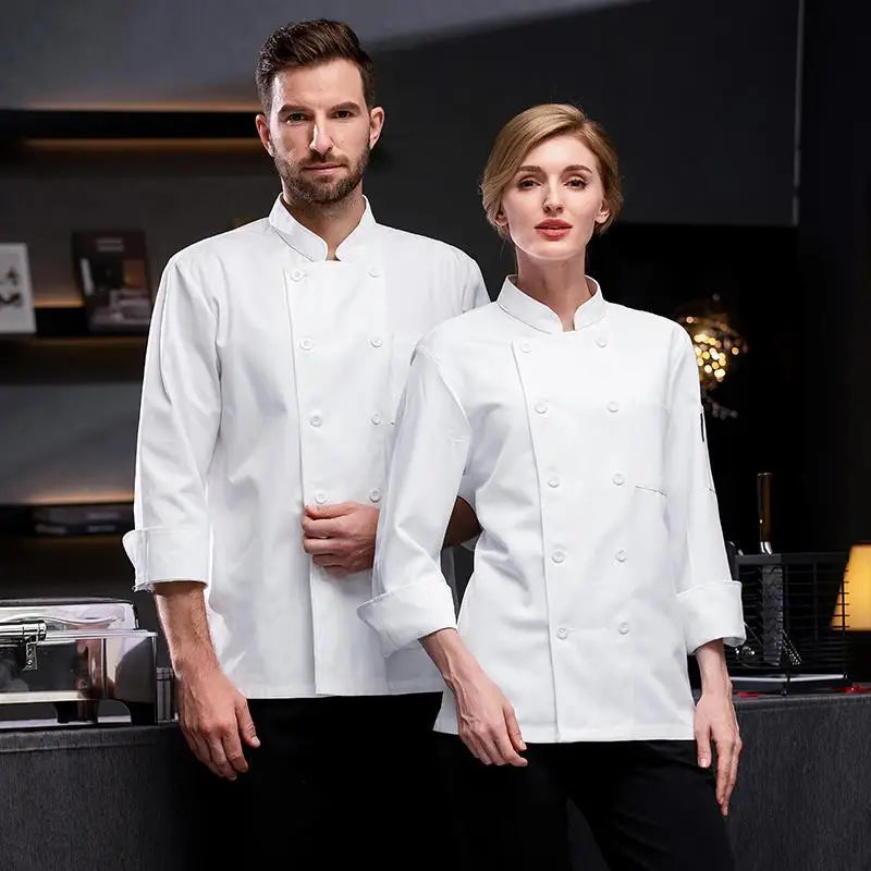 tablier blanc de cuisine professionnel