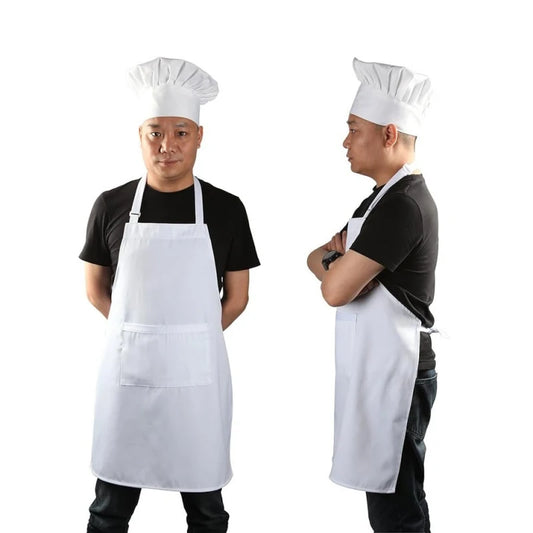 tablier de  Chef cuisine de face et de coté