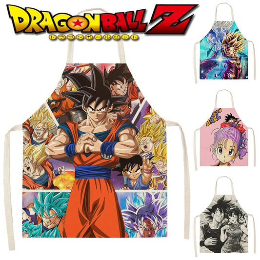 tablier de cuisine Dragon Ball avec quatre tablier 