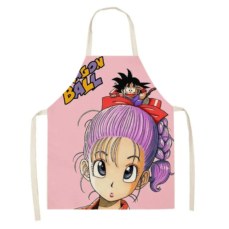 tablier de cuisine Dragon Ball dans le rose