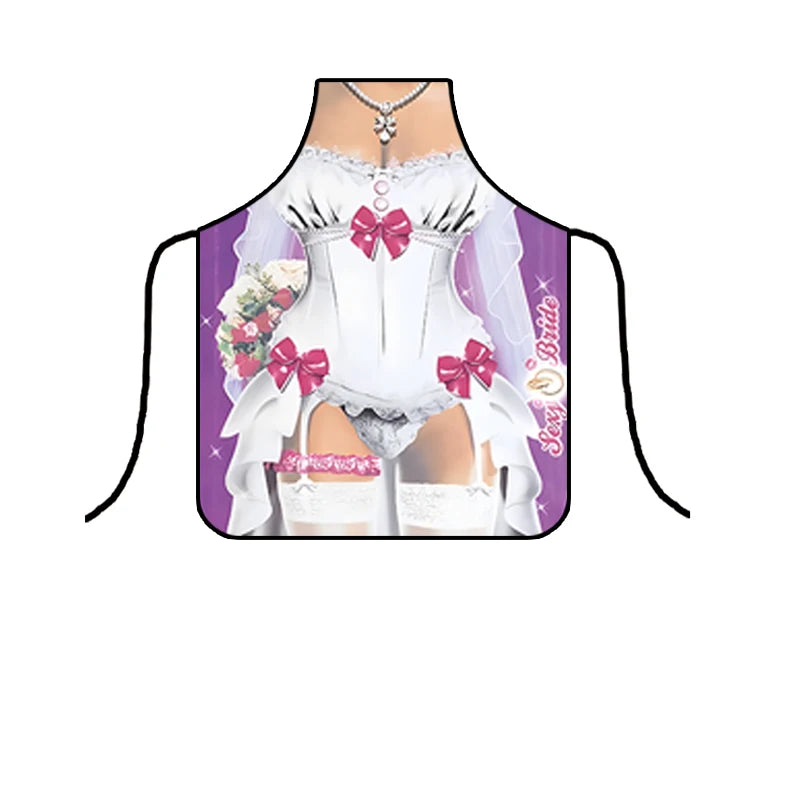 tablier de cuisine adulte femme mariée sexy