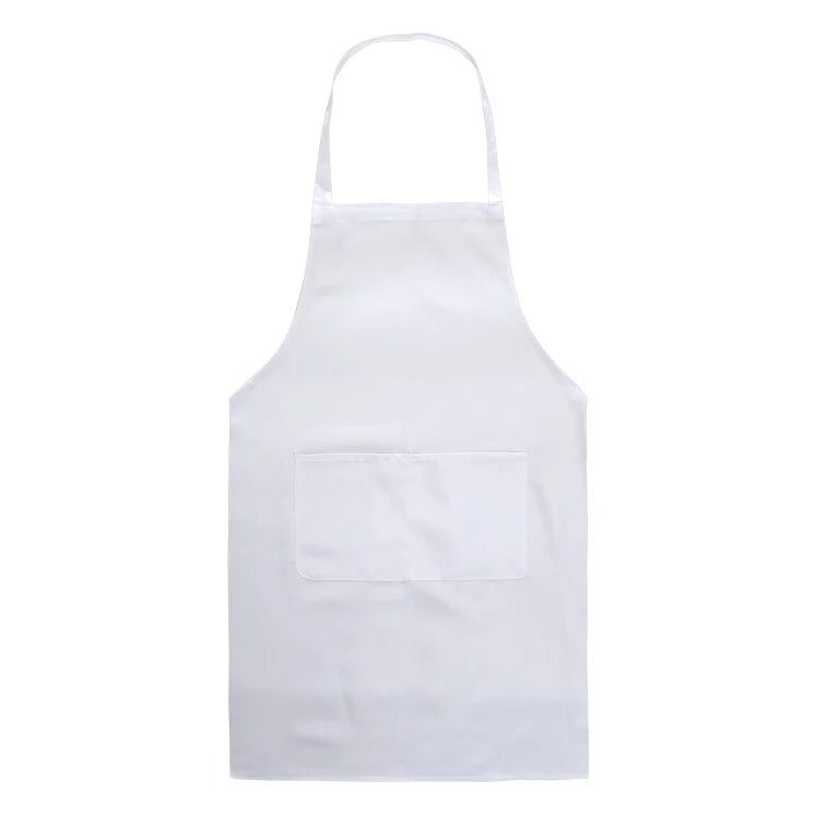 tablier de cuisine coloré blanc