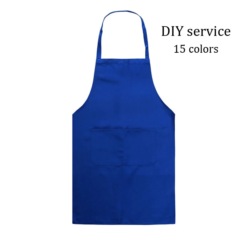 tablier de cuisine coloré bleu