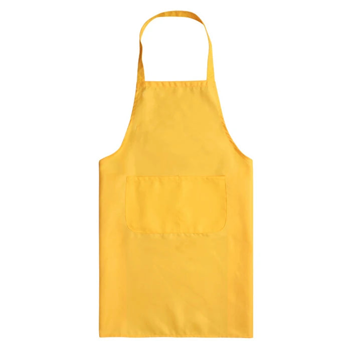 tablier de cuisine coloré jaune