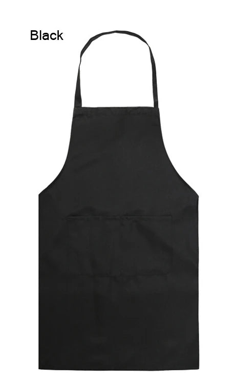 tablier de cuisine coloré noir