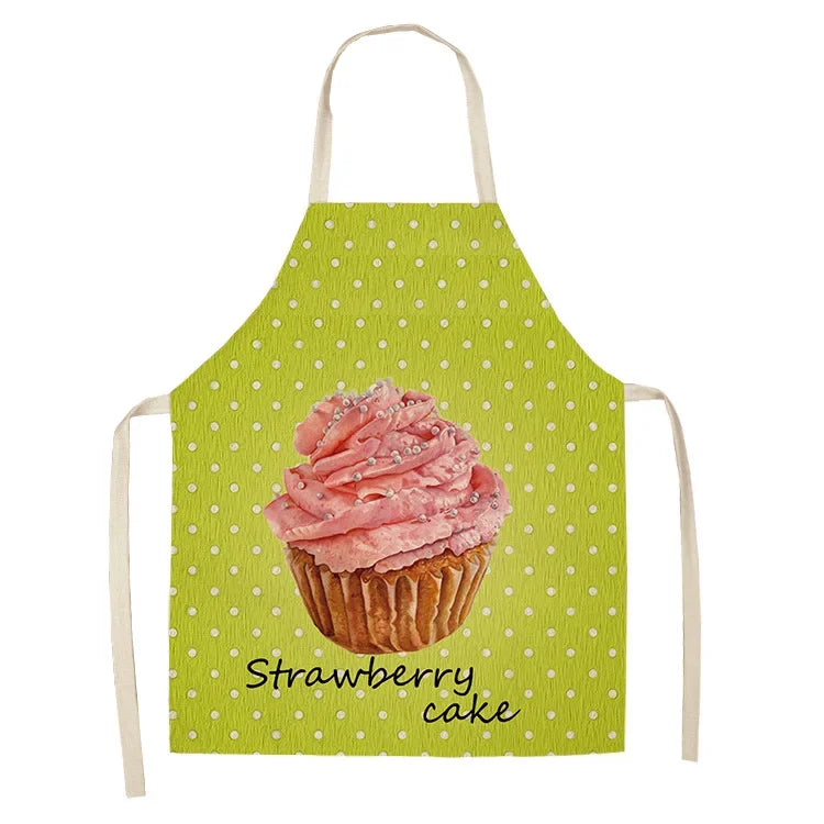 tablier de cuisine cupe cake fraise