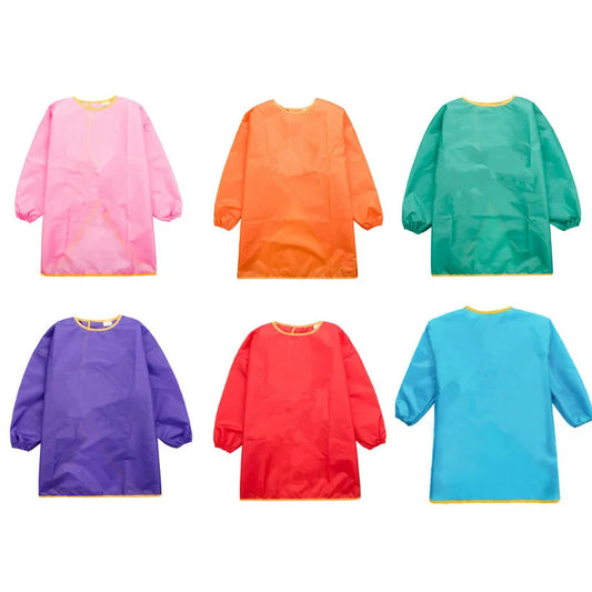 six tablier de cuisine enfant 2 ans de couleur différente
