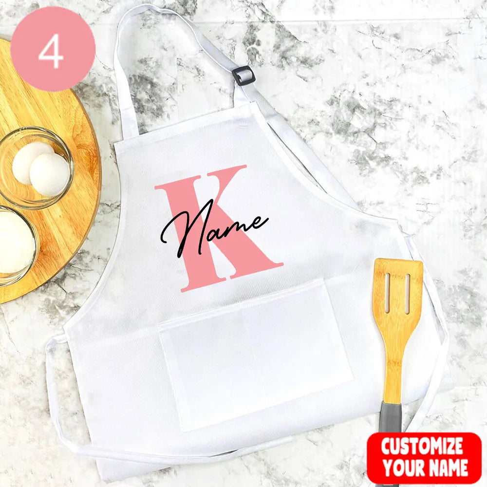 tablier de cuisine enfant personnalisé nom en K