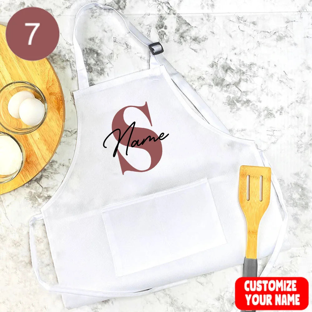 tablier de cuisine enfant personnalisé nom en S