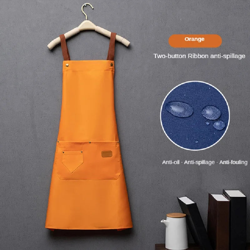 tablier de cuisine fête des père orange