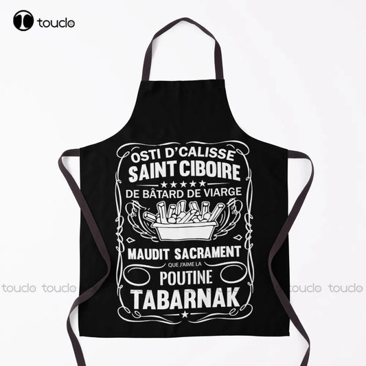 tablier de cuisine fait au Québec