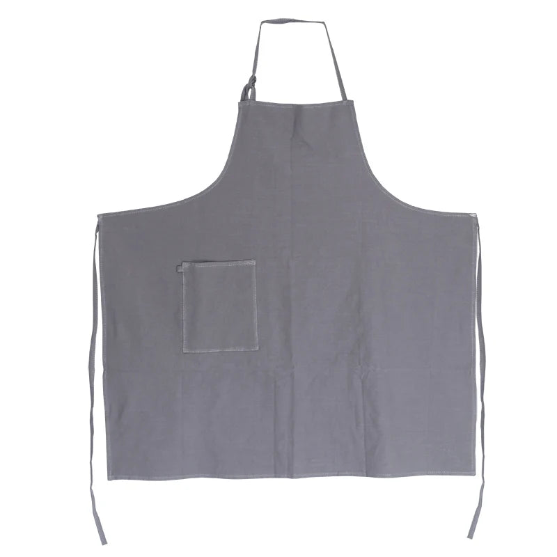 tablier de cuisine gris
