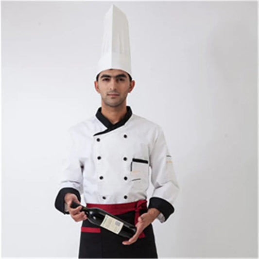 tablier de cuisine haut de gamme blanc