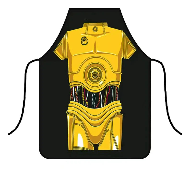 tablier de cuisine homme avec corp C3PO