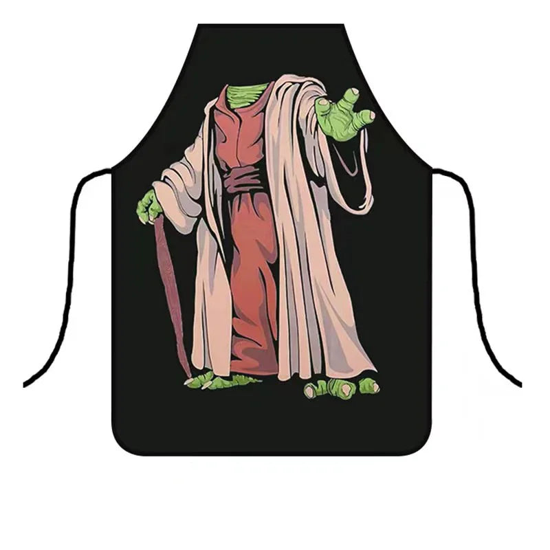 tablier de cuisine homme avec corp Yoda