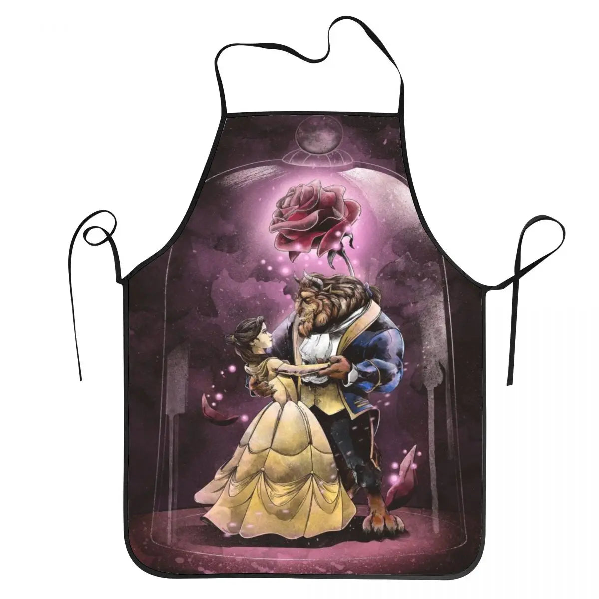 tablier de cuisine princesse dans la cloche de verre