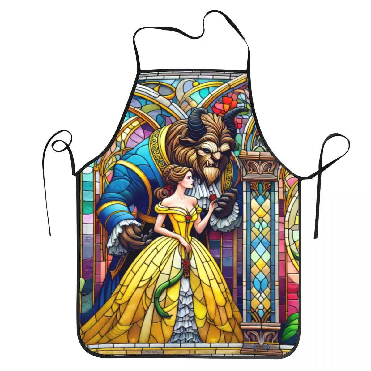tablier de cuisine princesse en vitrail