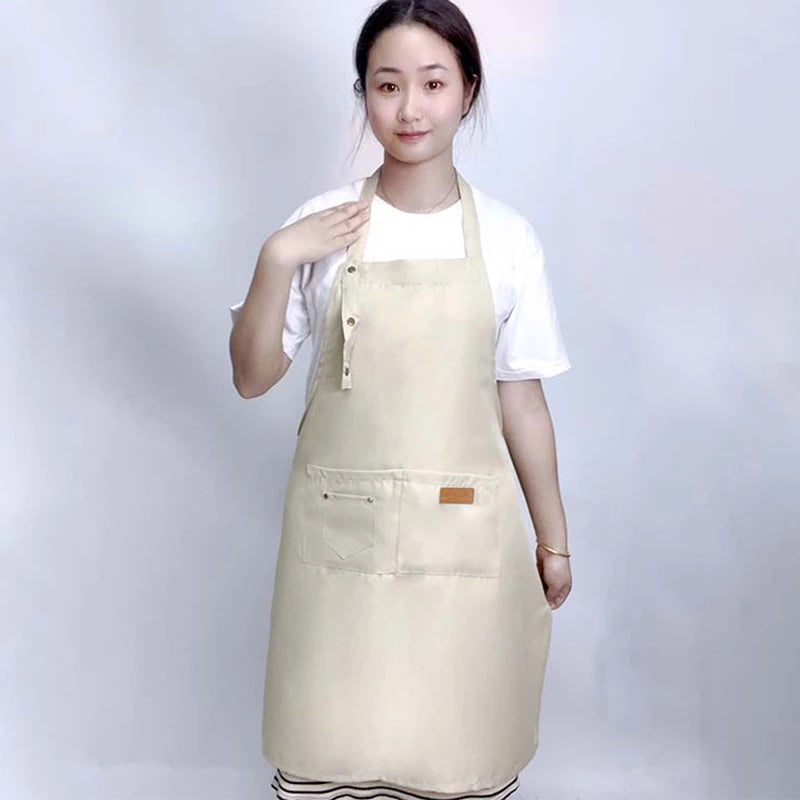 tablier de cuisine publicitaire blanc